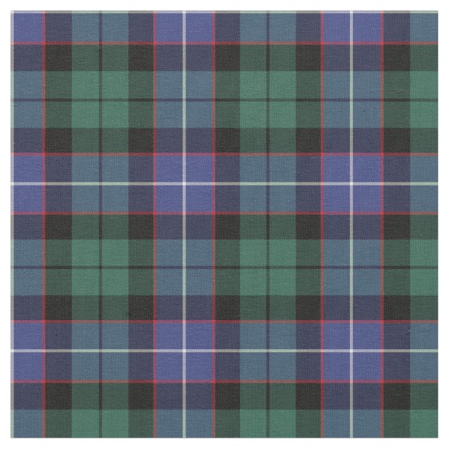 Clan Mitchell Tartan Fabric (Close Up)