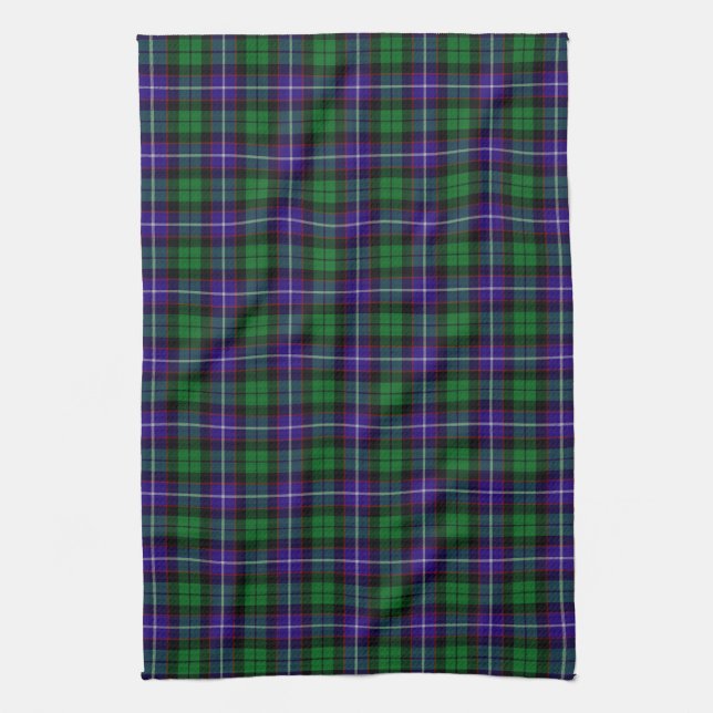 Clan Mitchell Tartan Towel (Vertical)