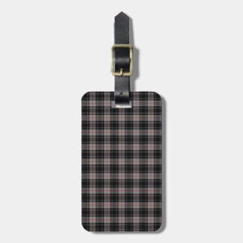 Clan Moffat Tartan Luggage Tag by thecelticflame at Zazzle