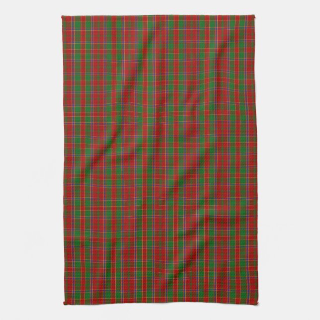 Clan Monro Tartan Towel (Vertical)