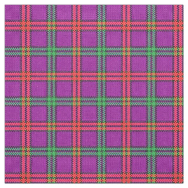 Clan Montgomery Bright Tartan Fabric (Swatch)