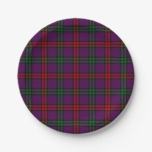 Clan Montgomery Tartan Paper Plates