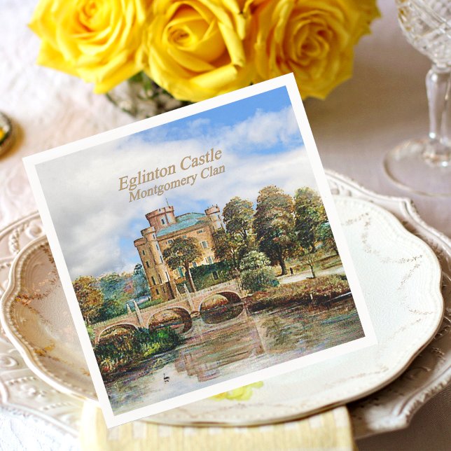 Clan Montgomery's Eglinton Castle Scotland Napkins (Creator Uploaded)