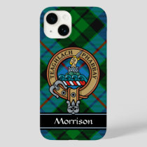 Clan Morrison Crest over Hunting Tartan Case-Mate iPhone 14 Case