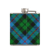 Clan Morrison Crest over Hunting Tartan Flask (Back)