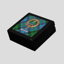 Clan Morrison Crest over Hunting Tartan Gift Box
