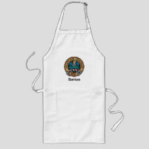 Clan Morrison Crest over Hunting Tartan Long Apron