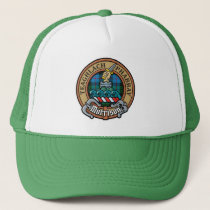 Clan Morrison Crest over Hunting Tartan Trucker Hat