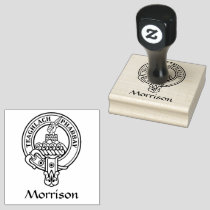 Clan Morrison Crest Rubber Stamp