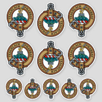 Clan Morrison Crest Sticker Set
