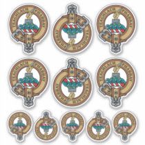 Clan Morrison Crest Sticker Set