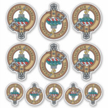 Clan Morrison Crest Sticker Set