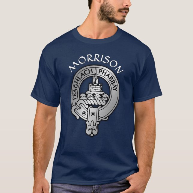 Clan Morrison Crest  T-Shirt (Front)