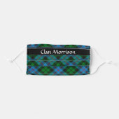 Clan Morrison Hunting Tartan Adult Cloth Face Mask (Front, Folded)