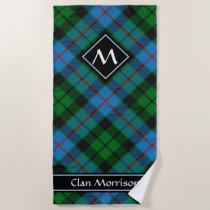 Clan Morrison Hunting Tartan Beach Towel