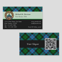 Clan Morrison Hunting Tartan Business Card