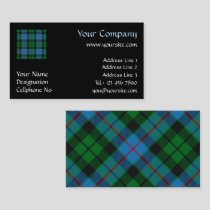 Clan Morrison Hunting Tartan Business Card