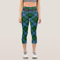 Clan Morrison Hunting Tartan Capri Leggings