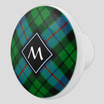 Clan Morrison Hunting Tartan Ceramic Knob