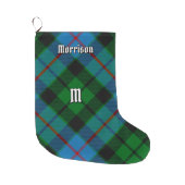 Clan Morrison Hunting Tartan Christmas Stocking (Front)