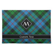 Clan Morrison Hunting Tartan Cloth Placemat (Front)