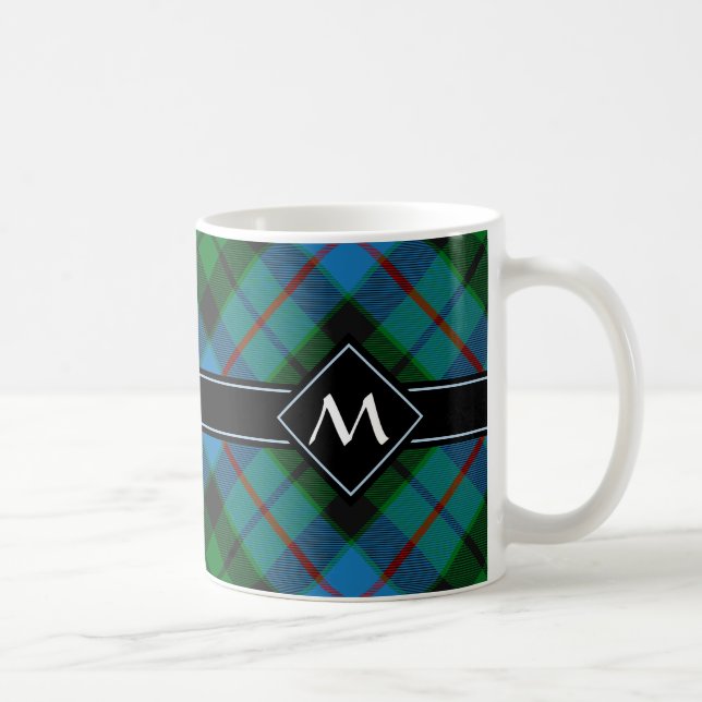 Clan Morrison Hunting Tartan Coffee Mug (Right)