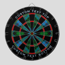 Clan Morrison Hunting Tartan Dart Board