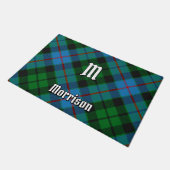 Clan Morrison Hunting Tartan Doormat (Angled)
