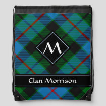 Clan Morrison Hunting Tartan Drawstring Bag