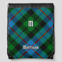 Clan Morrison Hunting Tartan Drawstring Bag