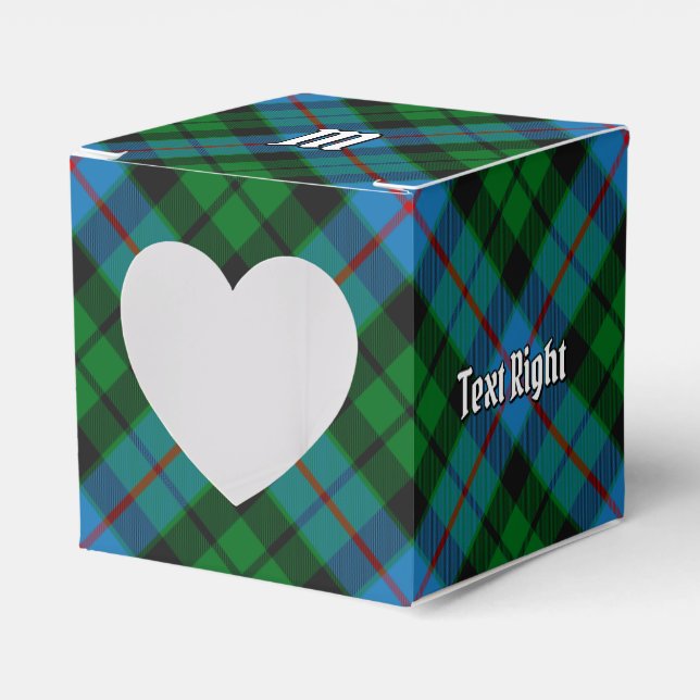 Clan Morrison Hunting Tartan Favor Box (Front Side)