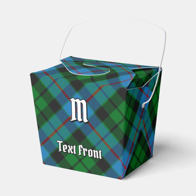 Clan Morrison Hunting Tartan Favor Box (Front Side)