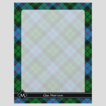 Clan Morrison Hunting Tartan Flyer