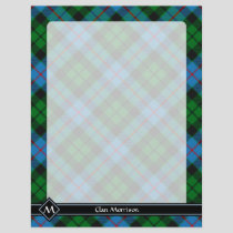 Clan Morrison Hunting Tartan Flyer