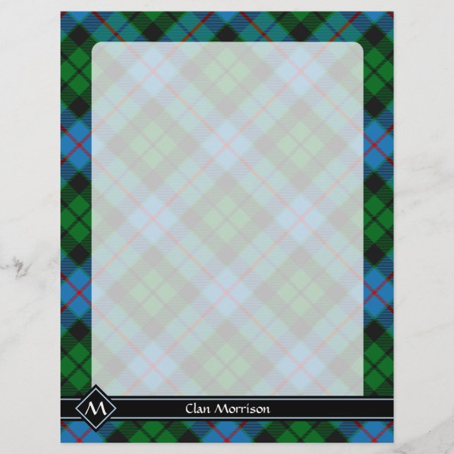 Clan Morrison Hunting Tartan Flyer (Front)