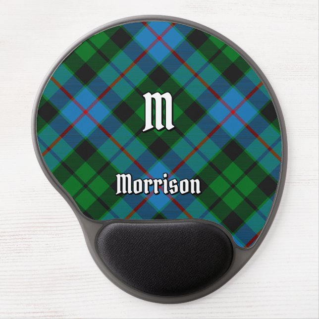 Clan Morrison Hunting Tartan Gel Mouse Pad (Front)