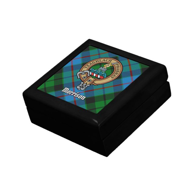 Clan Morrison Hunting Tartan Gift Box (Side)