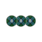 Clan Morrison Hunting Tartan Golf Ball Marker (3 Up)