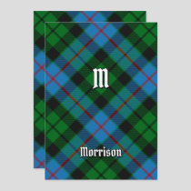 Clan Morrison Hunting Tartan Invitation