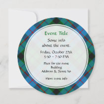 Clan Morrison Hunting Tartan Invitation