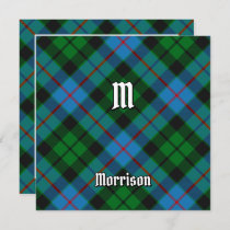 Clan Morrison Hunting Tartan Invitation