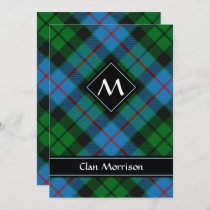 Clan Morrison Hunting Tartan Invitation