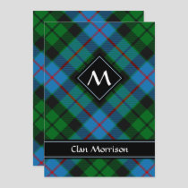 Clan Morrison Hunting Tartan Invitation