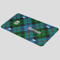 Clan Morrison Hunting Tartan License Plate