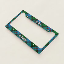 Clan Morrison Hunting Tartan License Plate Frame