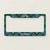 Clan Morrison Hunting Tartan License Plate Frame (Front)
