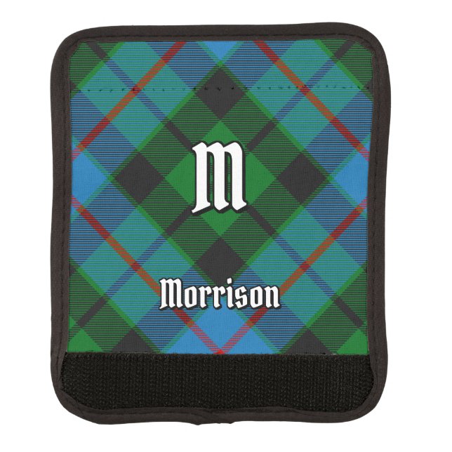 Clan Morrison Hunting Tartan Luggage Handle Wrap (Front)
