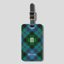 Clan Morrison Hunting Tartan Luggage Tag