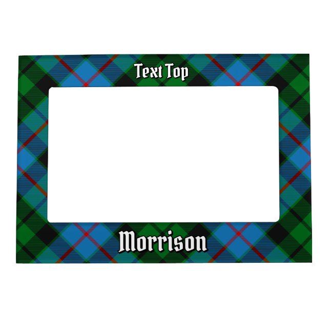Clan Morrison Hunting Tartan Magnetic Frame (Front)