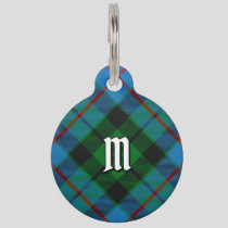 Clan Morrison Hunting Tartan Pet ID Tag